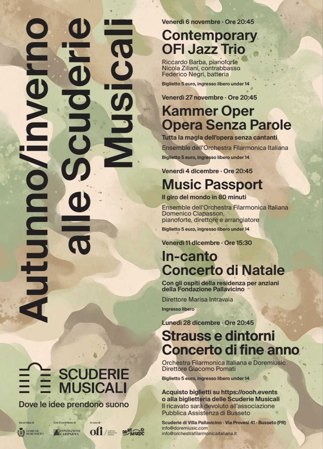 Scuderie Musicali immagine dell'evento: AUTUNNO INVERNO ALLE SCUDERIE MUSICALI